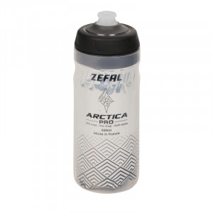 Bidon ZEFAL Arctica Pro 55 Pro-Cap 550ml - Silver/Black