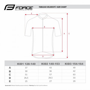 Bluza Copii Force Square fluo/albastru 140-153 cm - Img 4