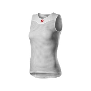 Bluza corp fara maneci Castelli PRO Issue 2 W SL, de dama, Alb, L