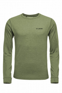 BLUZA CUBE ATX UTILITY L/S OLIVE M