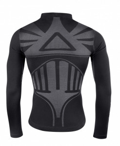 Bluza functionala Force Thunder cu maneci lungi neagra XS-S - Img 3