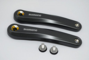BRAT PEDALIER SET SHIMANO STEPS FC-E6010 170MM FARA FOAIE INCL. SURUBURI DE FIXARE COMPATIBIL CHAINCASE GRI VRAC