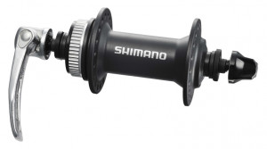 BUTUC FATA SHIMANO ALIVIO HB-M435-L 32H OLD 100MM AX 108MM QR 133MM ARGINTIU PT. ROTOR CENTER LOCK CU PROTECTIE PT. MONTURA DISCULUI NEGRU AMBALAT IND.