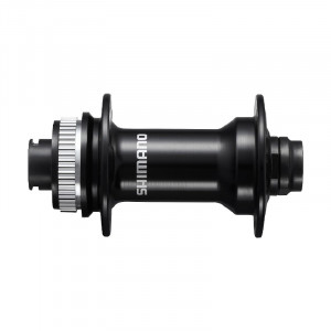 BUTUC FATA SHIMANO HB-RS470 CENTER LOCK 32H PT. AX 12MM THRU TYPE FARA AX OLD: 10MM FARA PIULITA DE STRANGERE NEGRU AMBALAT IND.