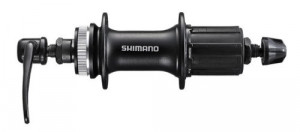 BUTUC SPATE SHIMANO ACERA FH-M3050 32H 8/9/10 VIT. OLD 135MM AX 146MM QR 166MM PT. ROTOR CENTER LOCK FARA PROTECTIE PT. MONTURA DISCULUI NEGRU AMBALAT IND.
