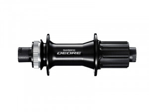 BUTUC SPATE SHIMANO DEORE FH-M6010 32H 8/9/10 VIT. OLD 142 AX E-THRU 12MM (FARA AX) PT. ROTOR CENTER LOCK (FARA PIULITA DE STRANGERE) FARA PROTECTIE PT. MONTURA DISCULUI AMBALAT IND.