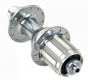 BUTUC SPATE SHIMANO DURA ACE FH-7801 32H 10 VIT. OLD 130MM QR 163MM AMBALAT IND.