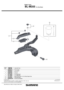 CAPAC REZERVOR MANETA DE FRANA SHIMANO BL-M355 STANGA