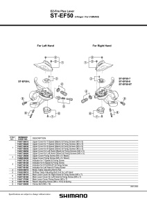 CAPAC SUPERIOR SHIMANO ST-EF50 STANGA ARGINTIU & SURUBURI DE FIXARE M3 X 5 - Img 2