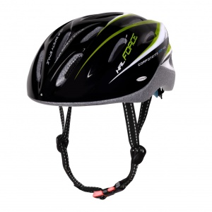 Casca Force Hal Black/Green/White S-M (54-58 cm)