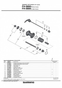 CASETA SHIMANO FH-5800 COMPLETA