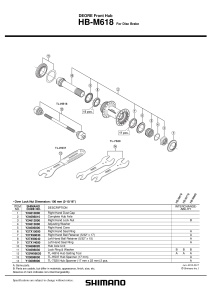 CON SHIMANO HB-M618 DREAPTA - Img 2