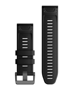 Curea Garmin quickfit 26 - Silicon negru - Img 2