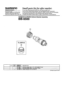 CUVETA SHIMANO BB-6500 STANGA (B.C.1.37" X 24) FILET ENGLEZESC