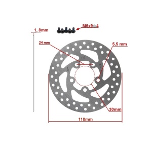 Disc frana DV5 110mm pentru XIAOMI Essential si 1S - Img 2
