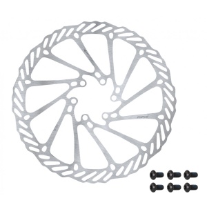 Disc frana Force-2 180 mm 6 gauri argintiu