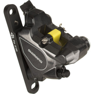 ETRIER FRANA PE DISC SHIMANO BR-RS805 HIDRAULIC SPATE FLAT MOUNT FARA ADAPTOR PLACUTE RESIN L02A CU ARIPIOARE DE RACIRE SURUBURI PT. PRINDERE 25MM AMBALAT IND.