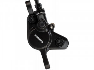 ETRIER FRANA PE DISC SHIMANO DEORE BR-MT400 HIDRAULICA FATA SAU SPATE FARA ADAPTOR PLACUTE RESIN B01S NEGRU AMBALAT IND.