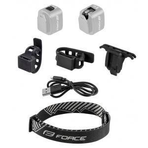 Far fata Force Flea 200LM USB, Black - Img 6