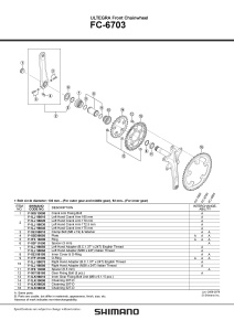 FOAIE SHIMANO FC-6703 52T-D - Img 2