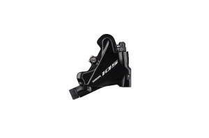 FRANA PE DISC SET ASAMBLAT SHIMANO 105 ST-R7070 SPATE FLAT MOUNT INCL. SURUBURI DE FIXARE PENTRU 25MM FARA ADAPTOR INCL. PLACUTE L02A NEGRU AMBALAT IND.