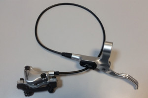 FRANA PE DISC SET ASAMBLAT SHIMANO ALFINE BL-S502(L) BR-S500(F) HIDRAULICA ADAPTOR PT. STANDARD (RING) PLACUTE RESIN FURTUN SM-BH59 1000MM INCL. OLIVA & INSERTIE CONECTARE VRAC