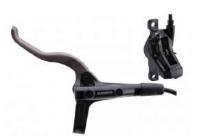 FRANA PE DISC SET ASAMBLAT SHIMANO BL-MT401(L) BR-MT420(F) FARA ADAPTOR FARA PLACUTE METALICE(FARA ARIPIOARE) 1000MM(SMBH90SS NEGRU) INCLUDE OLIVA SI INSERTIE CONECTARE NEGRU AMBALAT IND.
