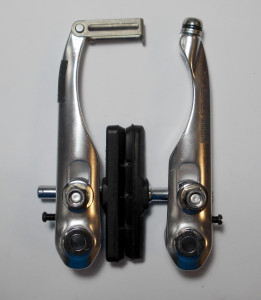 FRANA V-BRAKE CANTILEVER TYPE SHIMANO BR-MC40 FATA SURUBURI 27MM INCL. GHIDAJ CABLU 45/90/135 DEG VRAC