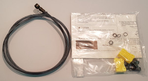 FURTUN PT. FRANA HIDRAULICA SHIMANO SM-BH61 PT. BR-M555/C901 900MM NEGRU AJUSTABIL ASAMBLAT BANJO 90 DEG (CONNECT TYPE TO BL) INCL. Y8H198010 Y8H098010 TL-BH61 AMBALAT IND.