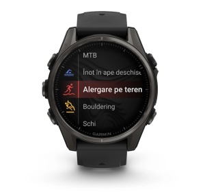 Garmin Fenix 8 - 43mm, AMOLED Titan DLC gri carbon - Img 5