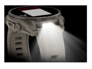 Garmin Fenix 9 - 43mm Titan cu curea din silicon French Gray - Img 8
