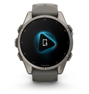 Garmin Fenix 9 - 43mm Titan cu curea din silicon Pebble Gray - Img 5
