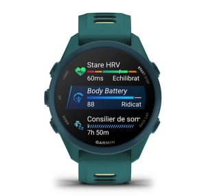 Garmin Forerunner 170 Music - Teal Green cu curea Teal Green/Citron - Img 7