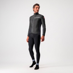 Jacheta de vant Castelli Squadra Stretch, Negru/Antracit, S - Img 5