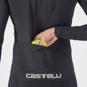 Jacheta de vant Castelli Squadra Stretch, pentru barbati, lime electric/gri inchis, XXXL - Img 3