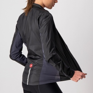 Jacheta de vant Castelli Squadra Stretch W, de dama, Antracit, XS - Img 4