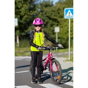 Jacheta Force Windpro KID windproof Fluo/Negru 128-140 - Img 8