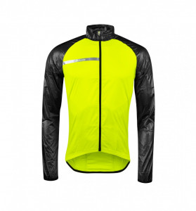 Jacheta Force Windpro KID windproof Fluo/Negru 153-164 - Img 2
