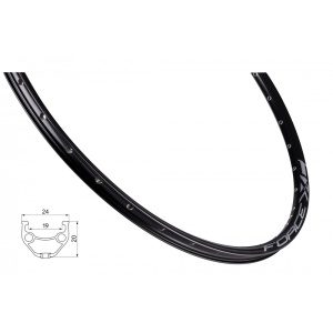 Janta Force XC Basic Disc 622x19 32h neagra
