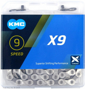 Lan? KMC X9 gri 1/2x1/128 114L - Img 1