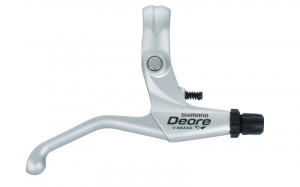 MANETA DE FRANA SHIMANO DEORE BL-M511-S DREAPTA PT. V-BRAKE CULOARE SI LOGO M530 ARGINTIU AMBALAT IND.