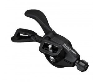MANETA DE SCHIMBATOR SHIMANO DEORE SL-M5100-IR DREAPTA 11 VIT. PRINDERE DIRECTA PE MANETA DE FRANA I-SPEC EV CABLU 2050MM CAMASA SP41 ETANSA NEAGRA 6MM CAPAT ETANS X 3 NOSE CAP X 1 FARA OGD AMBALAT IND.