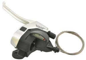 MANETA SCHIMBATOR/FRANA SHIMANO NEXAVE ST-C503A STANGA 3 VIT. CABLU DE SCHIMBATOR 1800MM SUS PT. FRANA MECANICA (NECESITA MODULATOR DE PUTERE) OGD VRAC