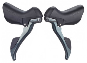 MANETA SCHIMBATOR/FRANA SHIMANO TIAGRA ST-4703 10X3 VIT. CABLURI SCHIMBATOR/FRANA LUNGIME STANDARD CAMASA NEAGRA FARA STOPERE NEGRU AMBALAT IND.