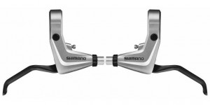 MANETE DE FRANA SHIMANO ALIVIO BL-T4000 STANGA & DREAPTA CABLU DE FRANA T-TYPE 1400/1600MM CAMASA 800/900MM NEAGRA ARGINTIU AMBALAT IND.