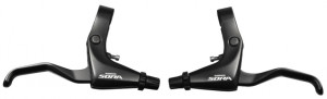 MANETE DE FRANA SHIMANO SORA BL-3500 STANGA & DREAPTA PT. GHIDON DREPT PT. FRANA CANTI/CLESTI CABLURI 800/900MM CAMASA 1400/1600MM NEAGRA AMBALAT IND.