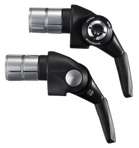MANETE DE SCHIMBATOR SHIMANO DURA ACE SL-BSR1 11X2/3 VIT. PT. CONTRATIMP CABLURI 2000/1700MM CAMASA SP41 600/600MM (NORMAL)/SP41 ETANSA 300MM HI-TECH-GRAY AMBALAT IND.