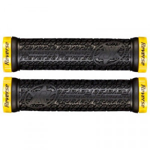 Mansoane Reverse Stamp Lock-On 135/30mm Negru/Galben - Img 3