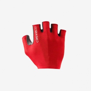 Manusi Castelli Espresso, unisex, rosu aprins, M