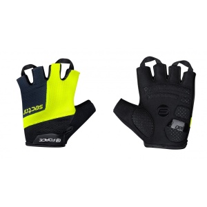 Manusi Force Sector gel negru/fluo L